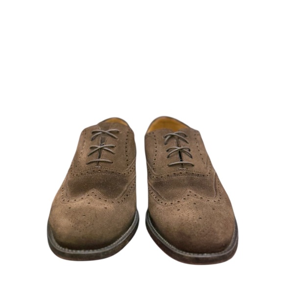 CHARLES TYRWHITT SUEDE OXFORD SHOES - Picture 2 of 10